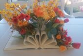 Libros en los que «crecen» flores