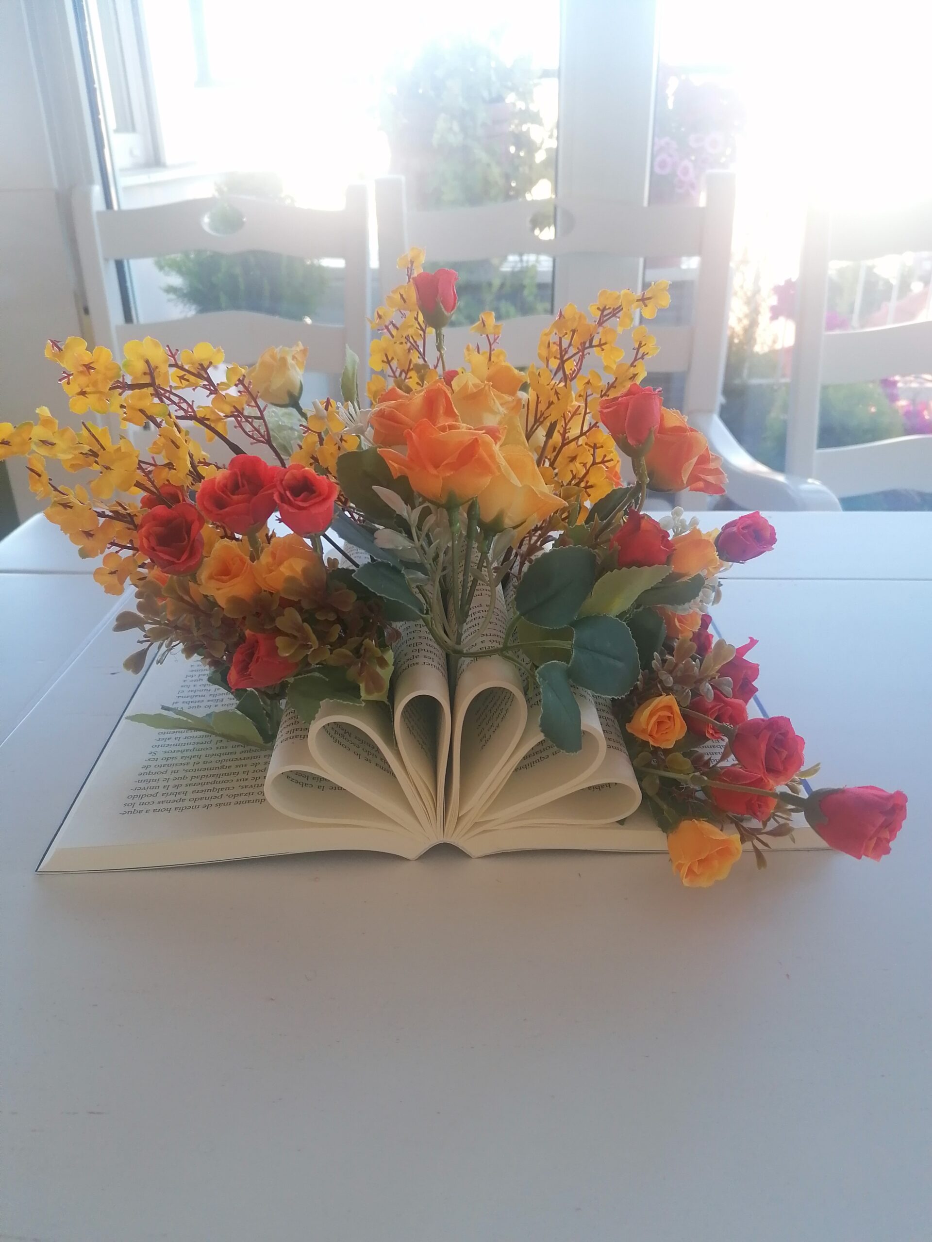 Libros en los que «crecen» flores